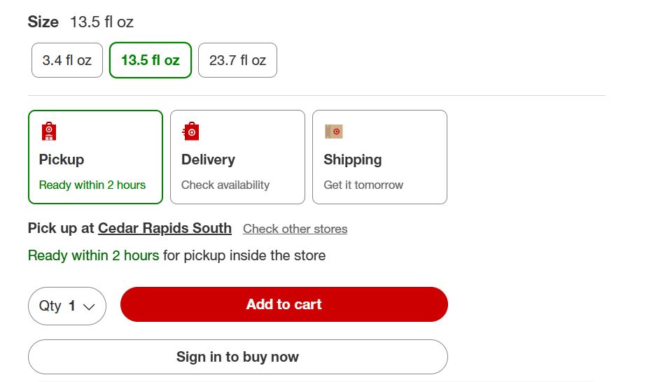 Target Add to Cart CTA - Image 12