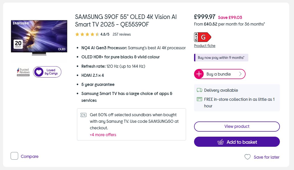 Currys UK Add to Basket CTA - Image 18