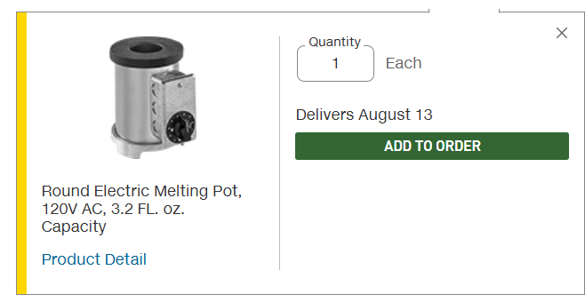 McMaster-Carr Add to Order CTA - Image 8