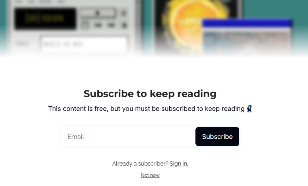 Soft Paywall Newsletter Subscription CTA - Image 12