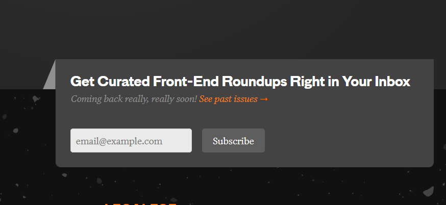 CSS Tricks Newsletter CTA - Image 13